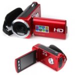 HD 720P Digital video camera with 3MP CMOS Sensor Camcorder Red Li-ion battery