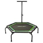 New 
                        
                            Merax Children Mini Trampoline Indoor Fitness Equipment Adjustable Handle – Green