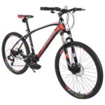 New Finiss 26 Inch Bike SHIMANO 24-speed Shift Aluminum Alloy Frame Disk Brakes – Black/Red